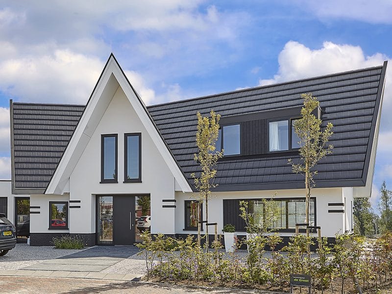 villa modern overstek