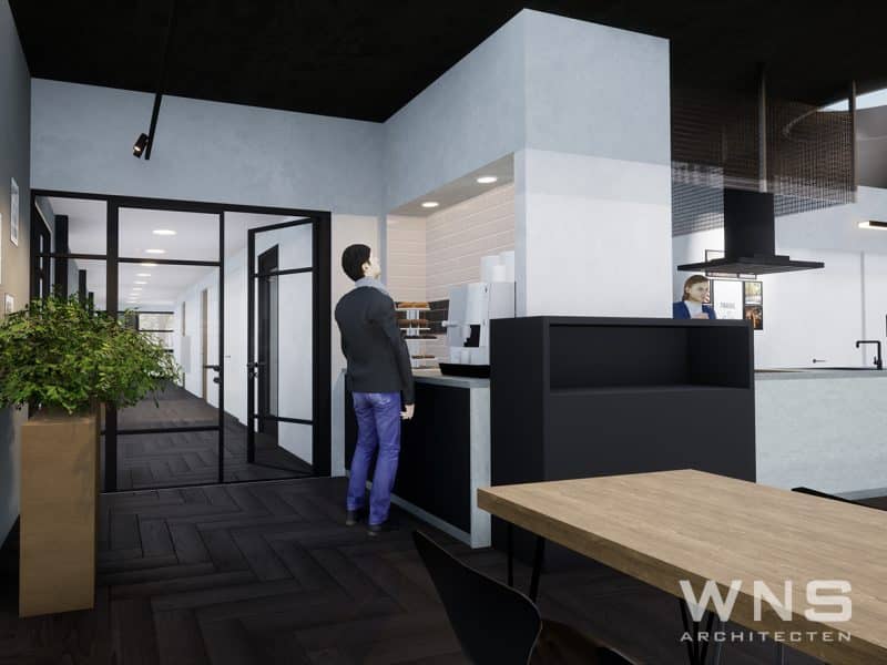 restyling kantoorpand receptie 2024