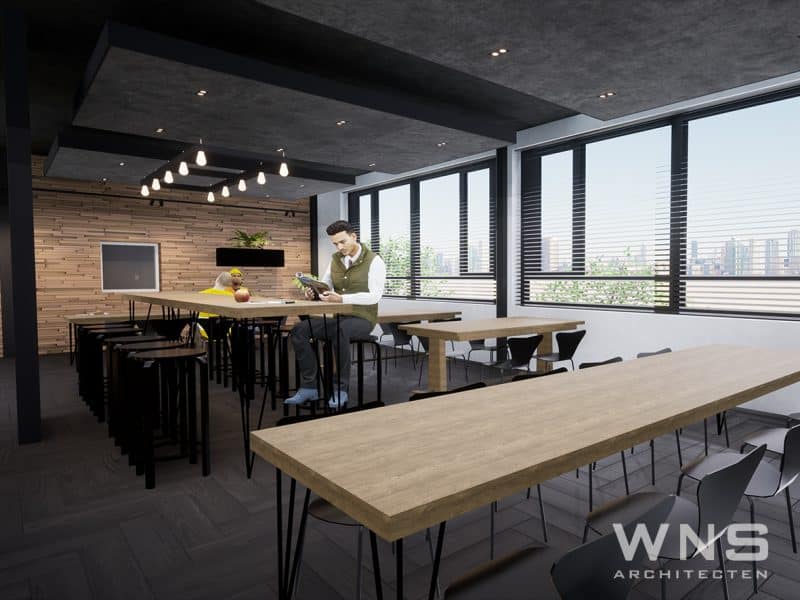 restyling kantoorpand receptie 2024