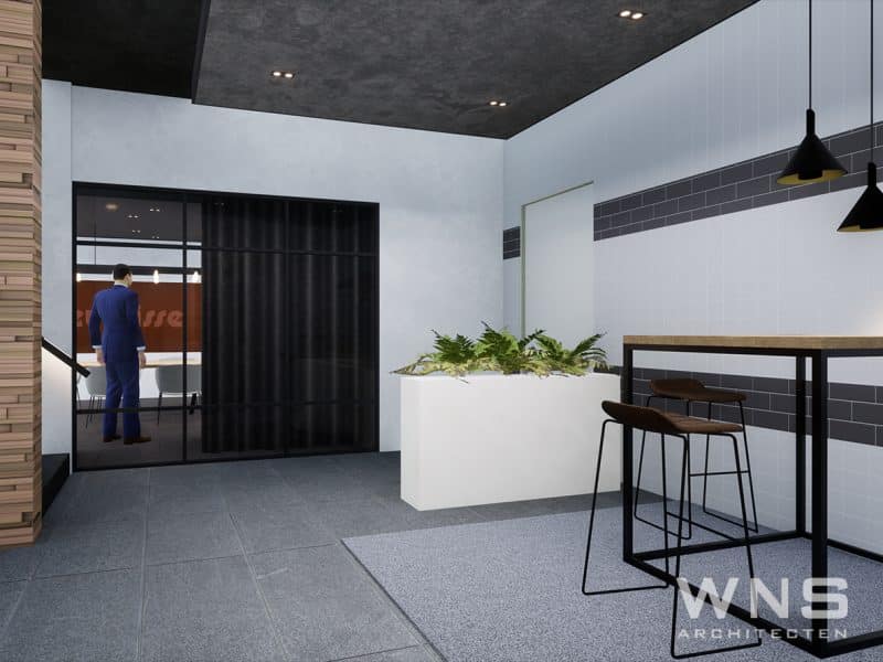 restyling kantoorpand receptie 2024