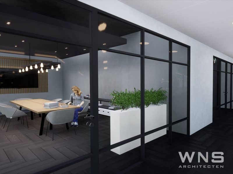 restyling kantoorpand receptie 2024