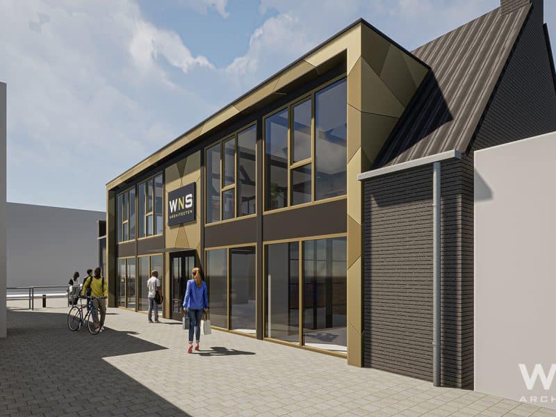 Nieuwe kantoorpand ontwerp Herenstraat wateringen 2019