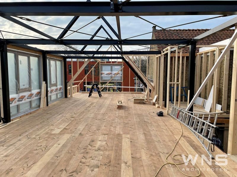 Bouwupdate WnS Architecten kantoor Herenstraat