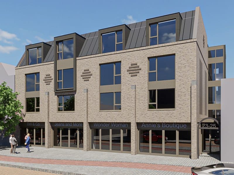 Centrumplan herontwikkeling wateringen Herenstraat 2009