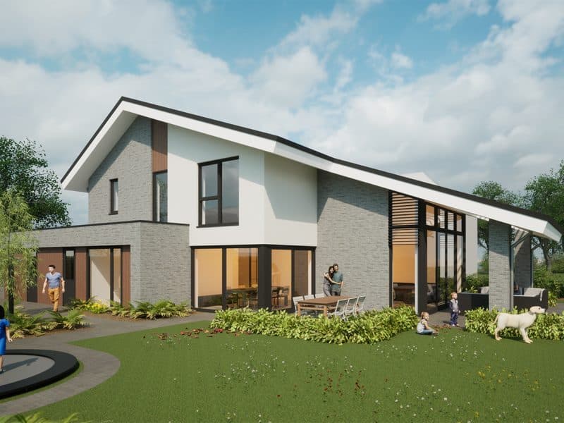 villa modern assymetrie