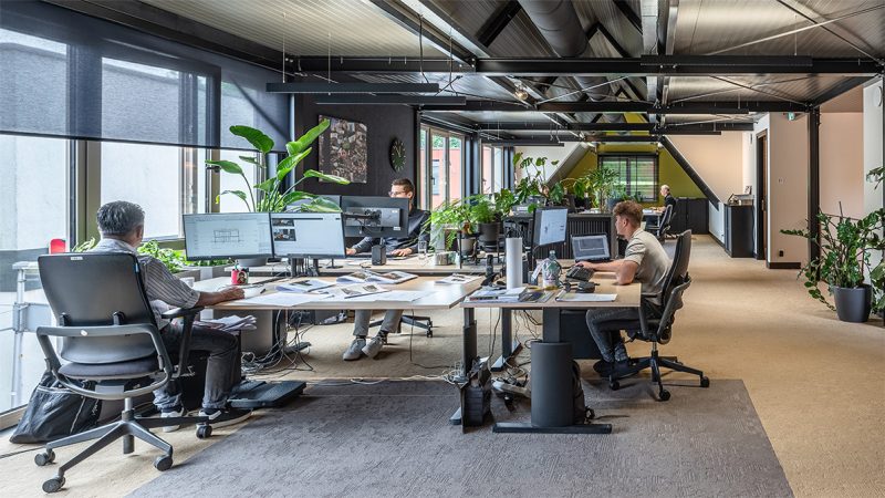 kantooromgeving groen