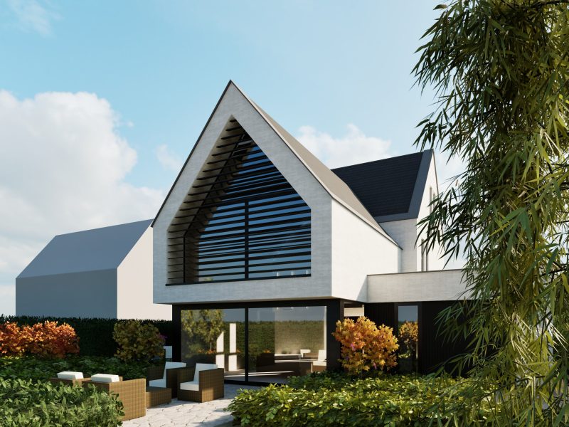 moderne villa lamellen 1619