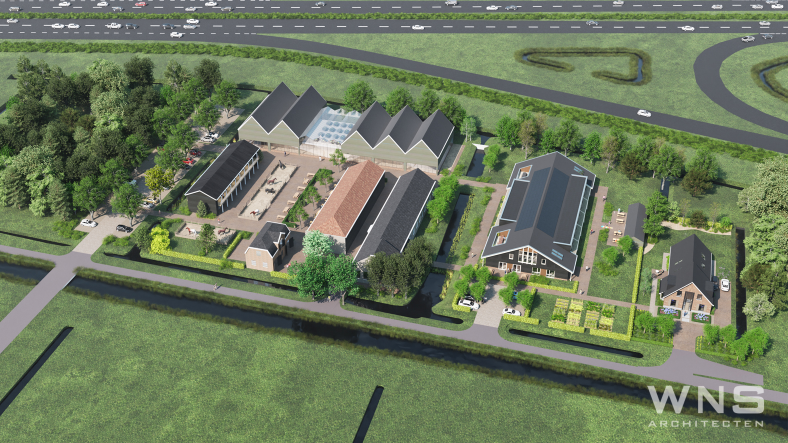 masterplan equestrum vogelvlucht