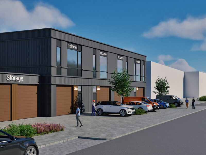 bedrijventerrein ontwerp bedrijfsunits