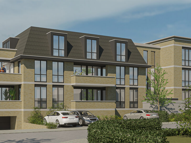 appartementcomplex dorp baksteen